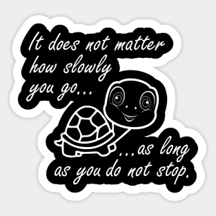 Do Not Stop Sticker